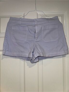 J. Crew Light Lavender Cotton Jean Shorts